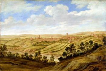 Richmond Castle, Yorkshire, c.1640-41 (oil on panel) | Obraz na stenu