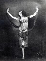 Ida Rubinstein in the role of Salome (b/w photo) | Obraz na stenu