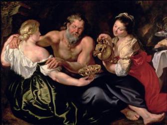 Lot and his daughters | Obraz na stenu
