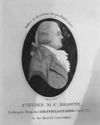 Citizen M.C.Browne, 1794 (engraving) | Obraz na stenu