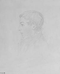 George Parker Bidder, 1819 (pencil on paper) | Obraz na stenu