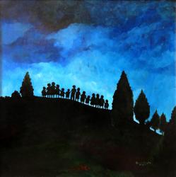 A New Dawn Rising, 2008, (Acrylic on masonite) | Obraz na stenu