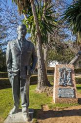 Statue of Blas Infante Pérez de Vargas, Ronda, Malaga Province, Andalusia, southern Spain (photo) | Obraz na stenu
