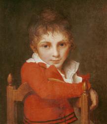 Portrait of a Young Boy (oil on canvas) | Obraz na stenu