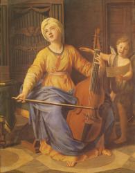 St. Cecilia (oil on canvas) | Obraz na stenu