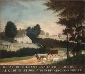 The Grave of William Penn, 1847 (oil on canvas) | Obraz na stenu