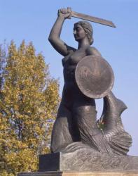 Mermaid Monument (bronze) | Obraz na stenu