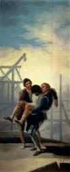 The Injured Mason, 1786-7 (oil on canvas) | Obraz na stenu
