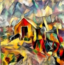 Barn (version),2017,(mixed media) | Obraz na stenu