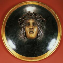 Medusa shield (painted plaster relief) | Obraz na stenu