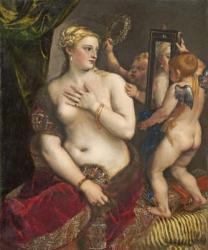 Venus with a Mirror, c. 1555 (oil on canvas) | Obraz na stenu