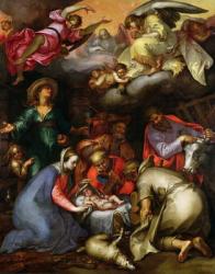 Adoration of the Shepherds, 1612 (oil on canvas) | Obraz na stenu