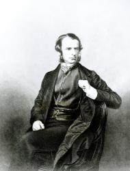 Charles Kingsley (1819-75) (engraving) (b&w photo) | Obraz na stenu