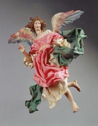 Angel, from the Christmas Creche and tree (terracotta & cloth) | Obraz na stenu