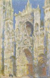 Rouen Cathedral, West Facade, Sunlight, 1894 (oil on canvas) | Obraz na stenu