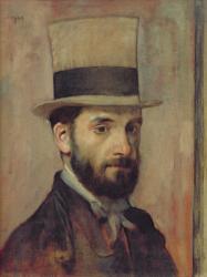 Portrait of Leon Bonnat (1833-1922) c.1863 (oil on canvas) | Obraz na stenu