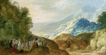 The Sermon on the Mount (figures possibly by Hans Jordeans) | Obraz na stenu