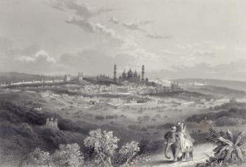 Delhi, engraved by Edward Paxman Brandard (1819-98) c.1860 (engraving) | Obraz na stenu