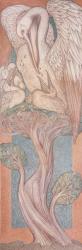The Pelican, cartoon for stained glass for the William Morris Company, 1880 (coloured chalk on paper) | Obraz na stenu