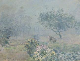 The Fog, Voisins, 1874 (oil on canvas) | Obraz na stenu
