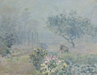 The Fog, Voisins, 1874 (oil on canvas) | Obraz na stenu