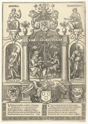 Coat of arms of the Antwerp Guild of Saint Luke, 1500-49 (print) | Obraz na stenu