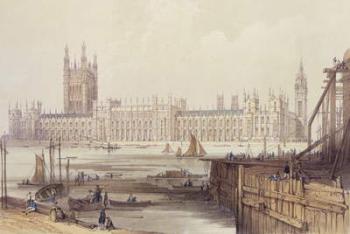 The New Houses of Parliament (litho) | Obraz na stenu