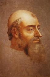 Portrait of Clement VII (oil on slate) | Obraz na stenu
