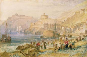 St. Mawes, Cornwall, c.1823 (w/c on paper) | Obraz na stenu