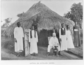 Chateau de Critolaos, Uganda, from 'Growls from Uganda', by Critolaos, 1909 (b/w photo) | Obraz na stenu