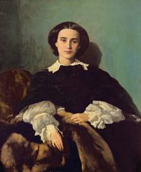 Portrait of the Contessa G. Tempestini, 1854 (oil on canvas) | Obraz na stenu