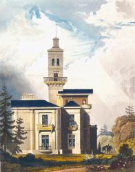 Elevation of an Italian Villa or Hunting Lodge (litho) | Obraz na stenu