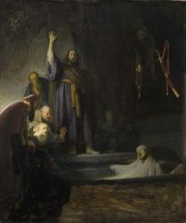 The Raising of Lazarus, c.1630-2 (oil on wood) | Obraz na stenu