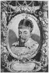 Sigismund III Vasa, King of Poland and Sweden, Grand Duke of Lithuania (engraving) | Obraz na stenu