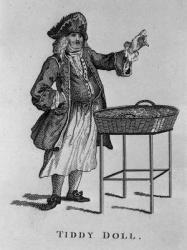 Tiddy Doll, the Gingerbread Seller, from 'Cries of London', published 1813 (engraving) | Obraz na stenu