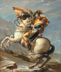 Napoleon (1769-1821) Crossing the Alps at the St Bernard Pass, 20th May 1800, c.1800-01 (oil on canvas) | Obraz na stenu