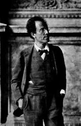 Portrait of Gustav Mahler (b/w photo) | Obraz na stenu