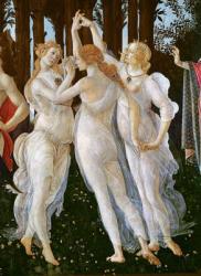 Primavera, detail of the Three Graces, 1478 (tempera on panel) | Obraz na stenu