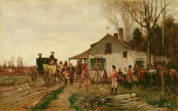 Passing the Outpost, 1881 (oil on canvas) | Obraz na stenu