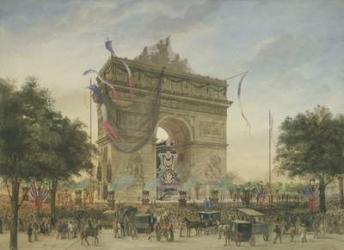 The Funeral of Victor Hugo (1802-85) 1885 (w/c on paper) | Obraz na stenu