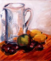 Jug with Chestnuts, 1965, Oil on canvas | Obraz na stenu