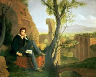 Percy Bysshe Shelley (1792-1822) 1845 (oil on canvas) | Obraz na stenu