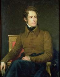 Portrait of Alphonse de Lamartine (1790-1869), 1831 (oil on canvas) | Obraz na stenu