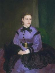 Portrait of Mademoiselle Sicot, 1865 (oil on canvas) | Obraz na stenu