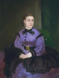 Portrait of Mademoiselle Sicot, 1865 (oil on canvas) | Obraz na stenu