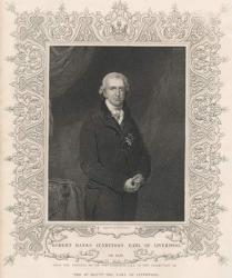 Robert Banks Jenkinson, 2nd Earl of Liverpool (engraving) | Obraz na stenu