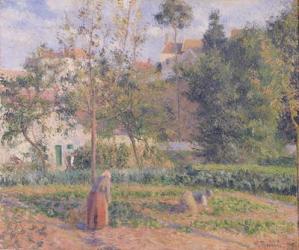 Vegetable Garden at the Hermitage, Pontoise, 1879 (oil on canvas) | Obraz na stenu