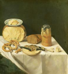 Breakfast Still Life (oil on canvas) | Obraz na stenu