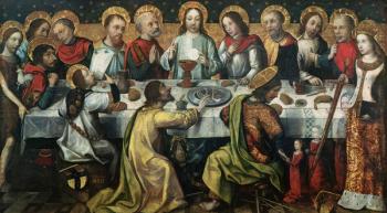 The Last Supper, 1482 (oil on panel) | Obraz na stenu