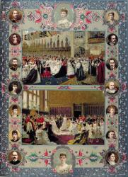 British Royal Wedding Memorabilia, 1897 (colour litho) | Obraz na stenu